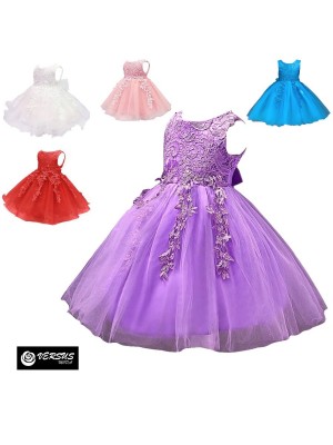 Vestito Bambina Cerimonia Feste Damigella Compleanno Party Girl Dress CDR103B
